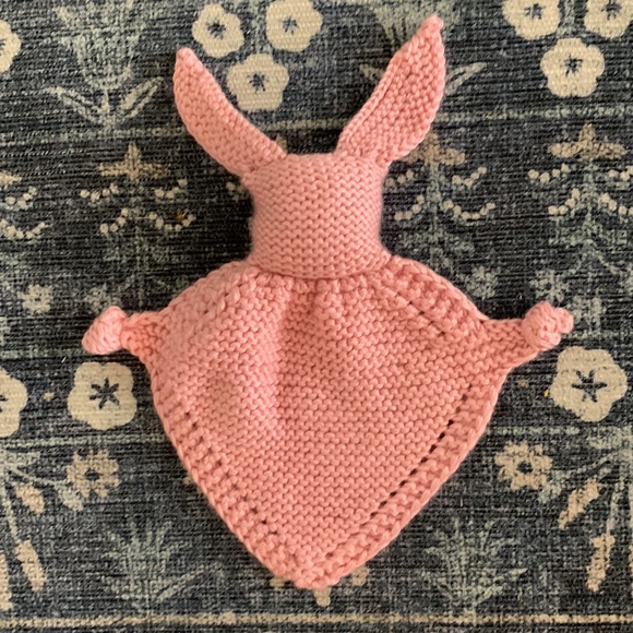Homemade bunny lovey, soft and pink (used like once) - Picture 3 of 3